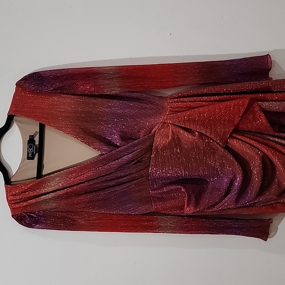 PatBO Ombre Lurex Mini Dress - Picture 3 of 15